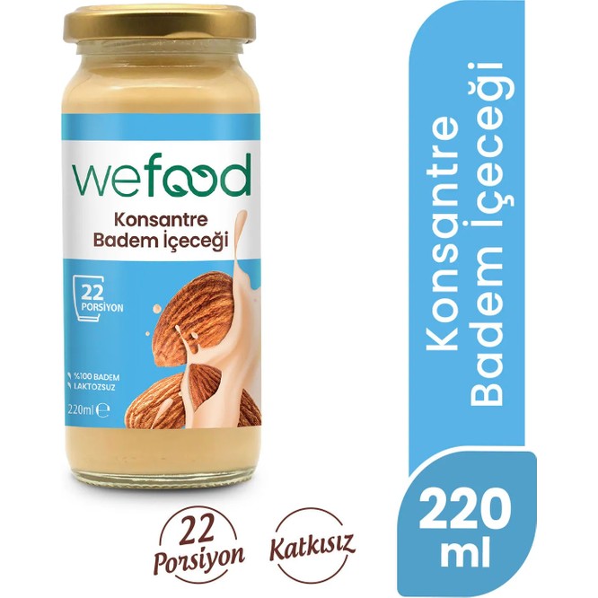 Wefood Konsantre Badem İçeceği 220 gr