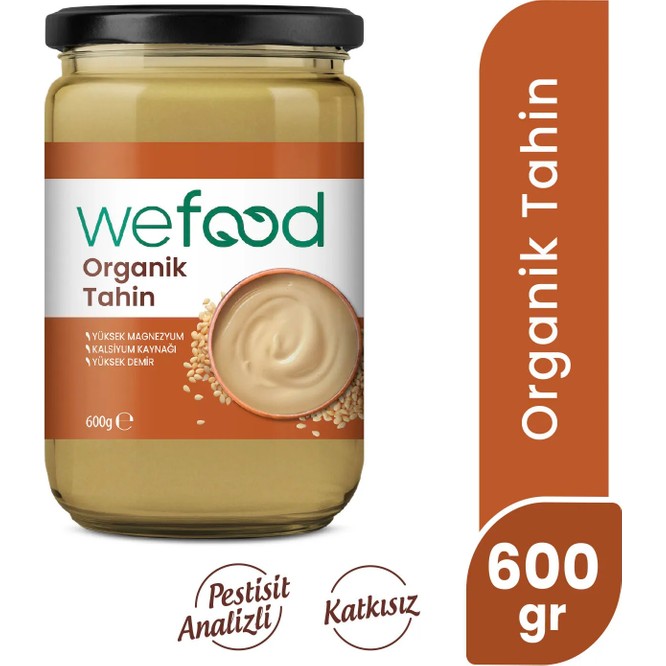Wefood Organik Tahin 600 gr  8683347031597