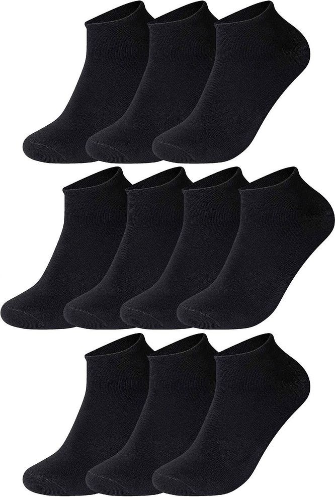 Anthony Jackson 10'lu Kutu Bambu Premium Dikişsiz Bay - Sneaker Çorap