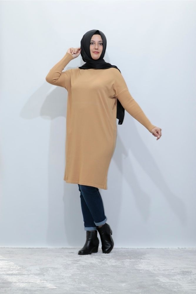 Zey&Ka Butik Perfect Rayon Soğuk Iplik Triko Tunik