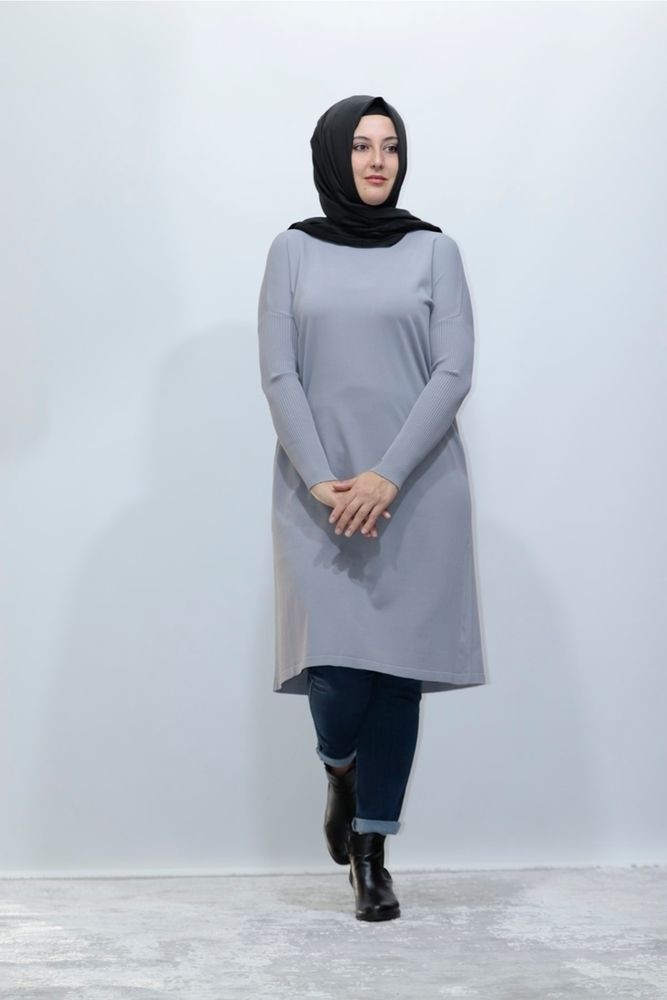Zey&Ka Butik Perfect Rayon Soğuk Iplik Triko Tunik görsel 7