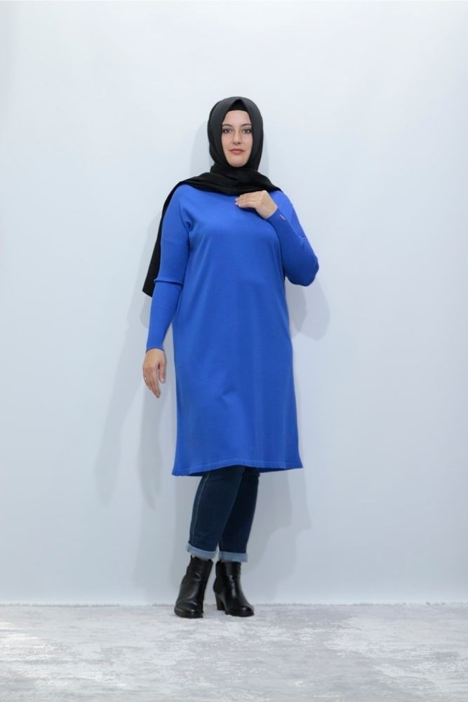 Zey&Ka Butik Perfect Rayon Soğuk Iplik Triko Tunik görsel 8
