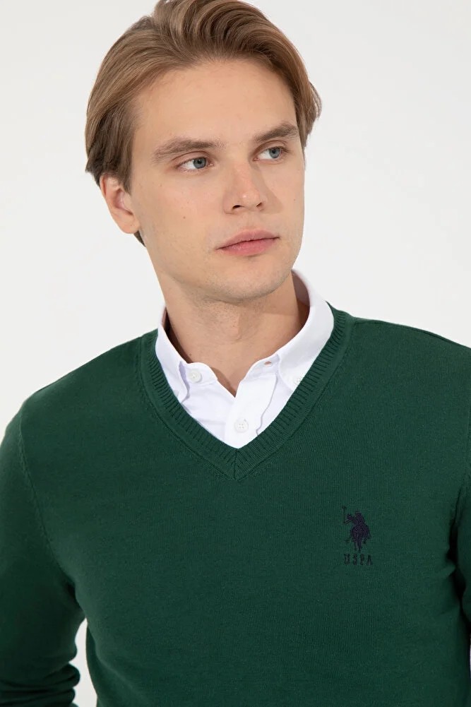 U.S. Polo Assn. Erkek Siyah Basic Kazak 50253445-VR046 görsel 2