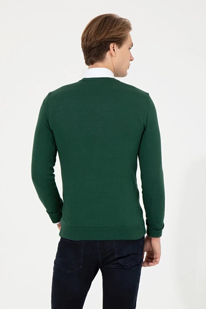 U.S. Polo Assn. Erkek Siyah Basic Kazak 50253445-VR046 görsel 5