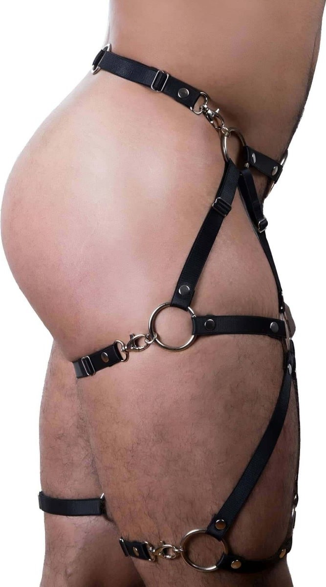 Najmaddin Beru Erkrk Fantazi Lastik Jartiyer Harness - BRFM189 Beru Najmaddin görsel 5