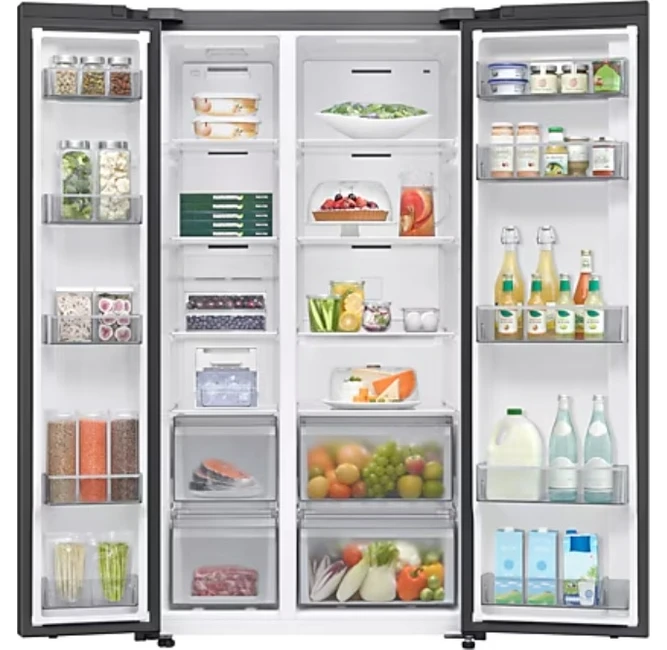 Resim Samsung RS70F65QEFTR 655 Lt Gardırop Tipi Buzdolabı 