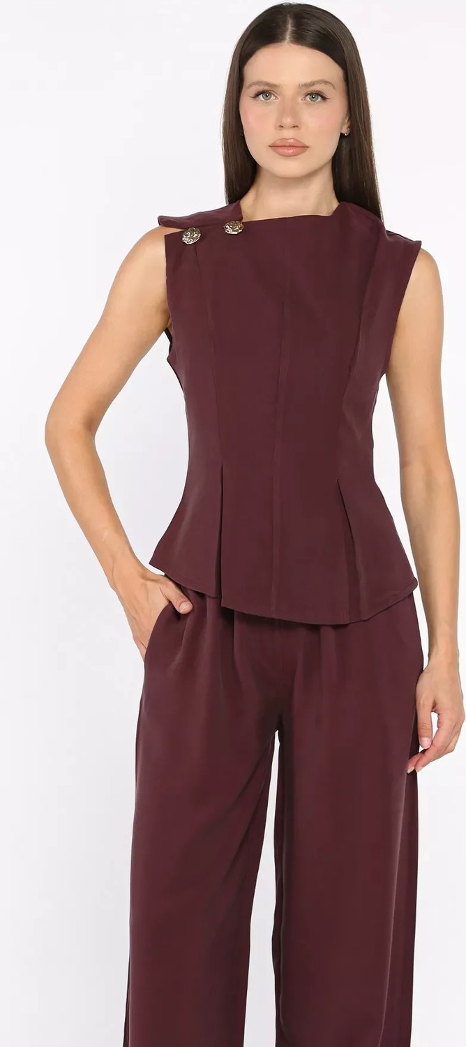 Gülseli Modal Kumaş Bluz Pantolon Ikili Takım P-00022716 görsel 6