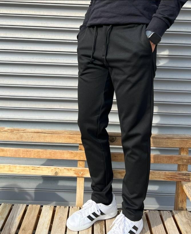 GD Goldoremi Erkek Jakarlı Çelik Örme Regular Beli Lastikli İpli Fermuarlı Rahat Jogger Pantolon