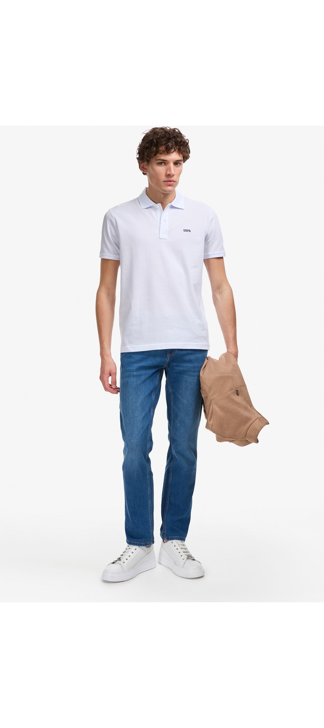 U.S. Polo Assn. Erkek Kiremit Tişört Basic 50326963-VR031 görsel 4