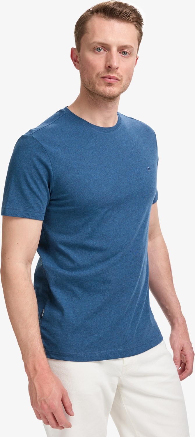 Pierre Cardin Erkek Bordo Slim Fit %100 Pamuk Bisiklet Yaka Basic Tişört 50325307-VR014
