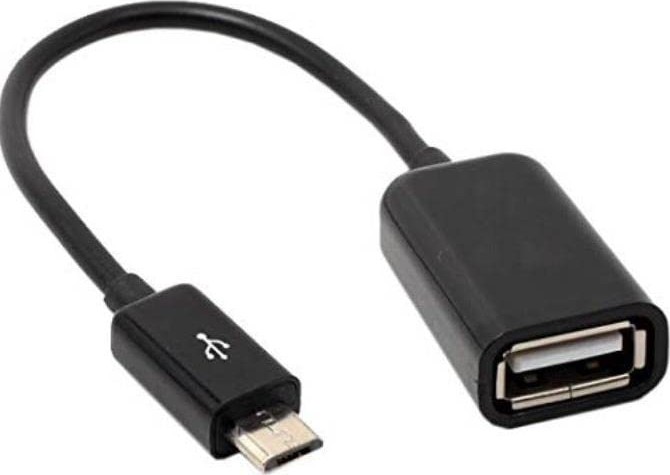 Die Grup Micro USB To USB Çevirici Dönüştürücü Otg Klavye Mouse Flash Bağlantı Kablosu görsel 3