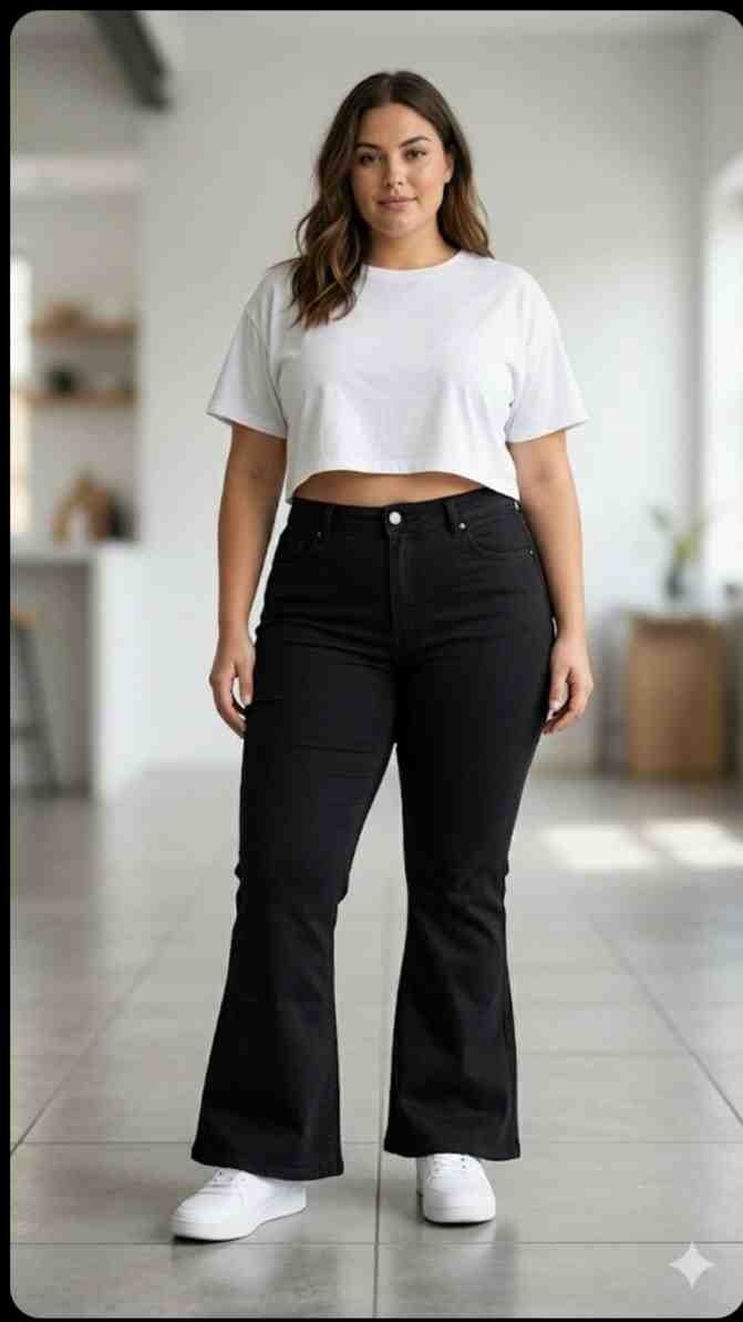 Fidan Fashion Fdn Bayan Trend Ispanyol Kot Pantolon
