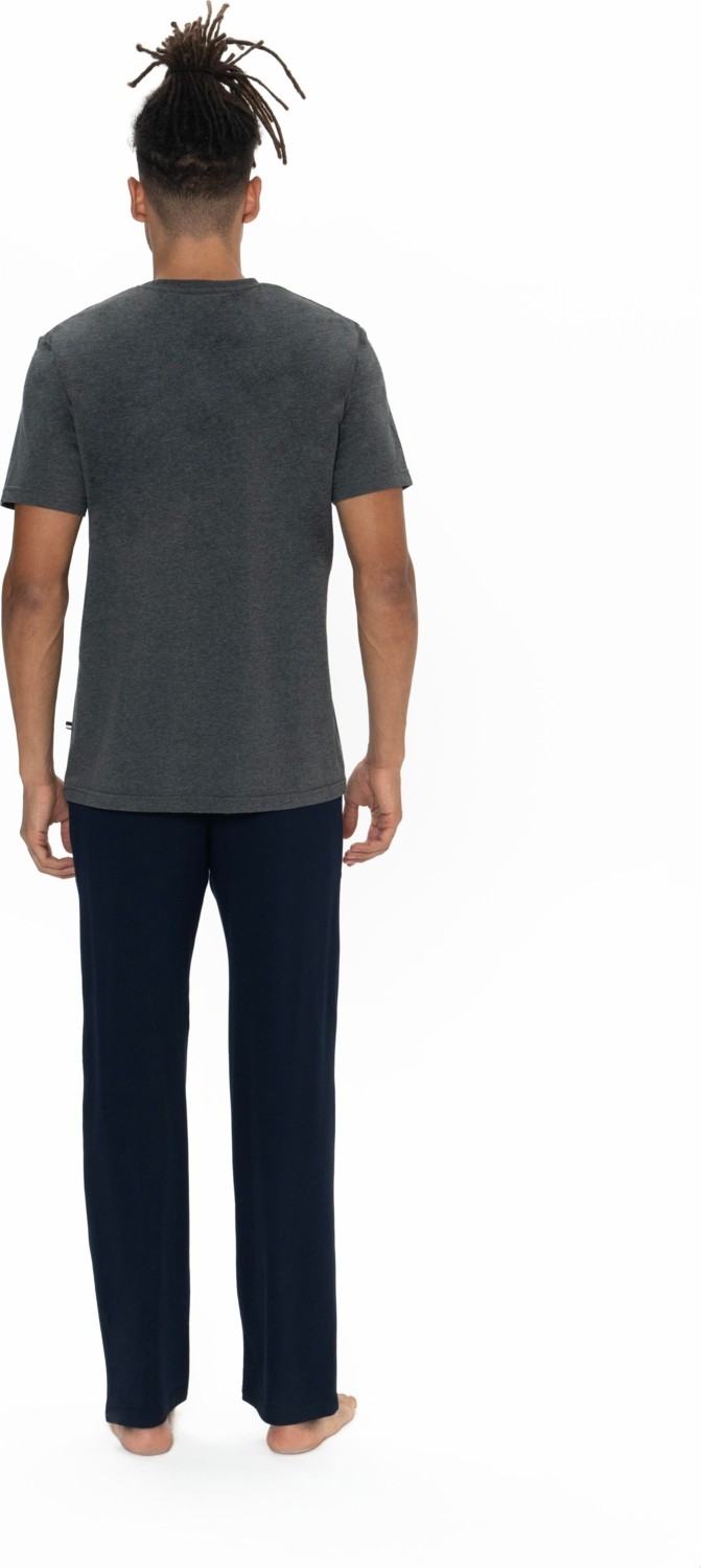 U.S. Polo Assn. Erkek Antrasit Melanj Pijama Takım görsel 6