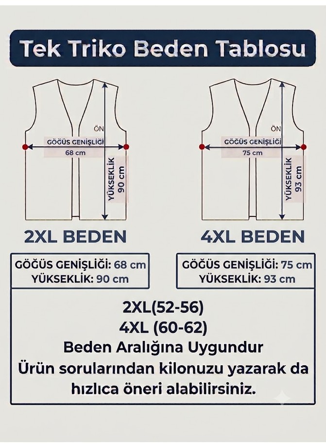 Tiritek Triko Uzun Triko Kışlık Büyük Beden Anne Hırka / Siyah görsel 4
