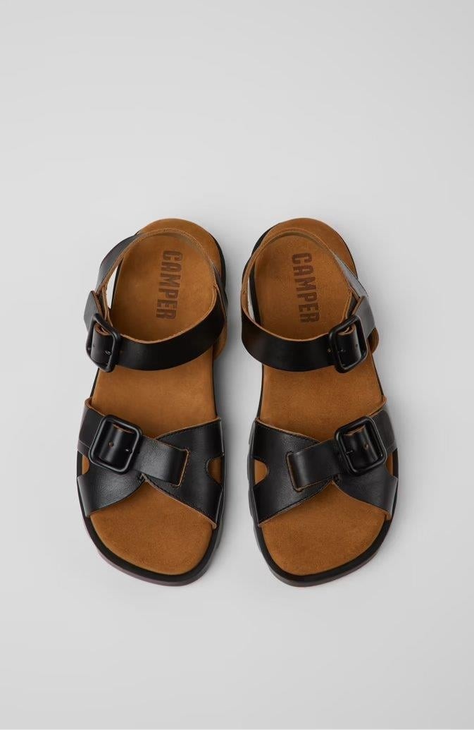Camper Brutus Sandals Siyah Kadın Sandalet K201768-001 görsel 3