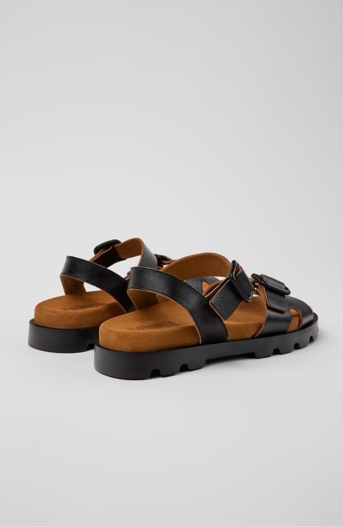 Camper Brutus Sandals Siyah Kadın Sandalet K201768-001 görsel 4