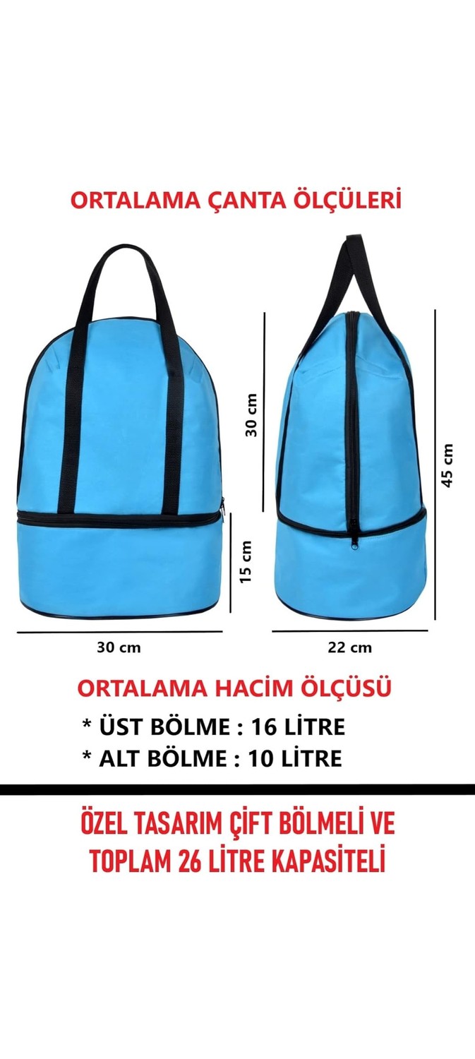 Okavango Kadın Plaj Çantası,hasır Çanta, Cepli, Renkli, Soğutucu görsel 7