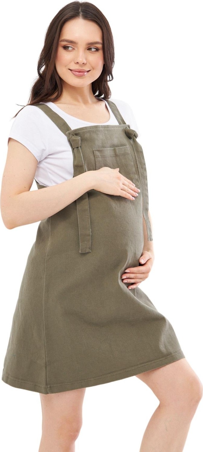 Luvmabelly MYRA6310 Hamile Jile Elbise Nefes Alabilir Kumaş ve Esnek Yapı ile Kadınlar İçin görsel 2