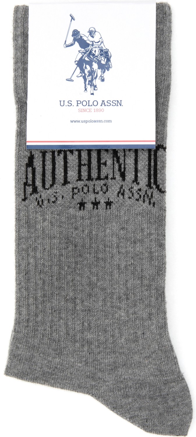 U.S. Polo Assn. Erkek Siyah 3'lü Soket Çorap 50317937-VR046 görsel 4