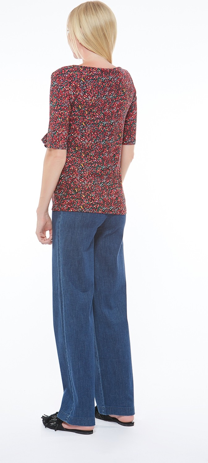 Motherway Kırmızı Hamile Tunik %95 Viskoz %5 Elastan Rahat Kalıp ile Şık Tasarım görsel 2