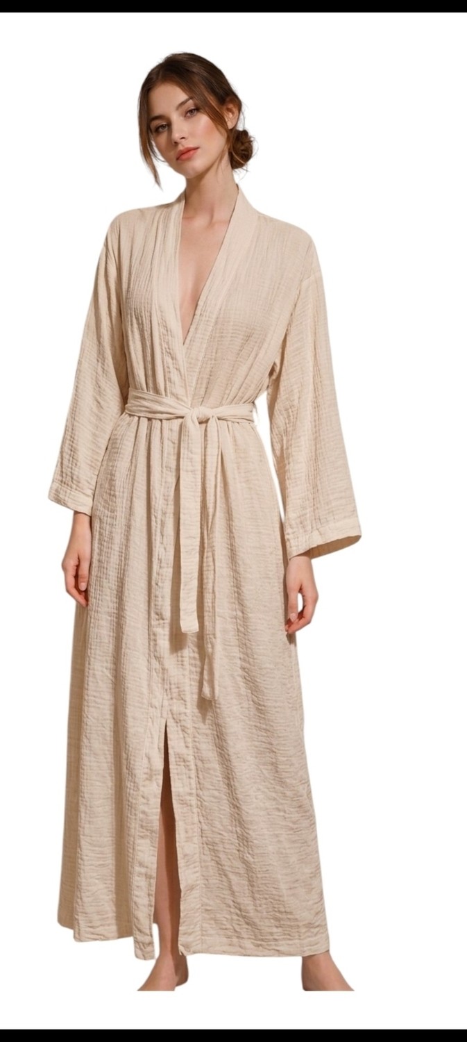 Este Woman Müslin % 100 Pamuk Kimono& Kaftan