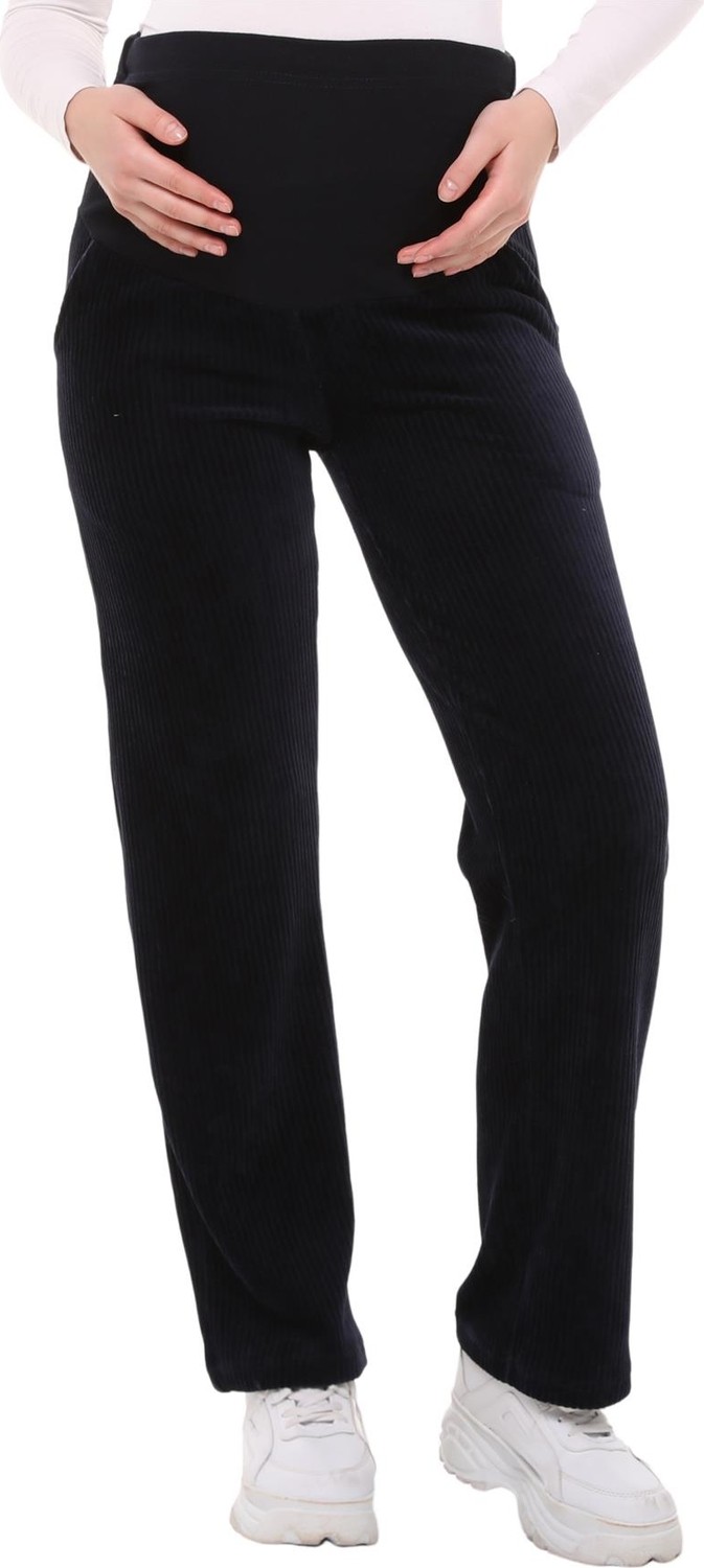 Luvmabelly MYRA8511 Beli Ayarlanabilir Kışlık Kadife Hamile Pantolonu görsel 3