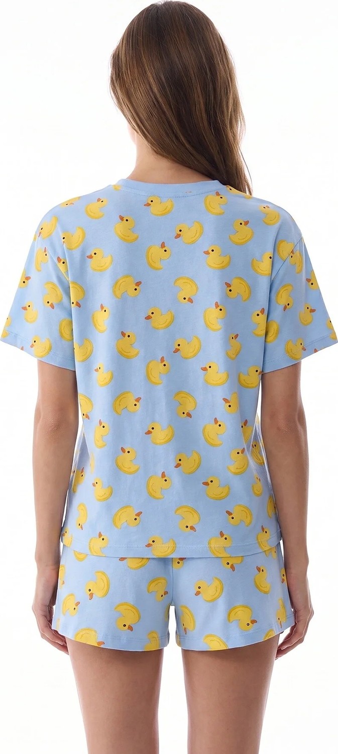 Penti Mavi Cuteness Kısa Kollu Şort Pijama Takımı görsel 3