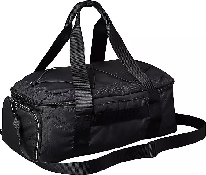 Calvin Klein Erkek Logo Baskılı Fermuar Bölmeli Geniş Iç Hacimli Siyah Seyahat Çantası LV04D3385G-UB1 görsel 4