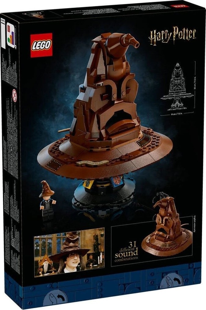 TeknoKapsül 76429 LEGO Harry Potter - Konuşan Seçmen Şapka 561 Parça +18 Yaş görsel 6