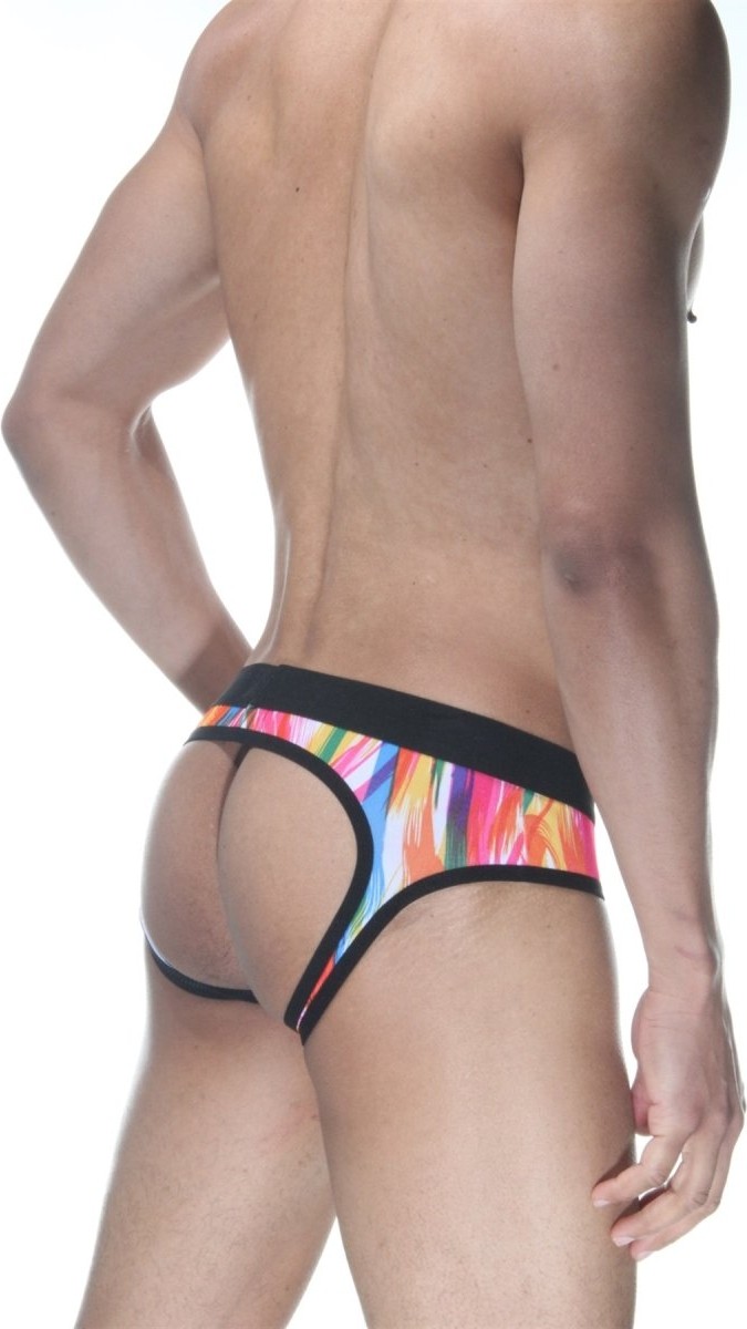 Beruflic Renkli Jockstrap Erkek Iç Giyim Under Moda görsel 2