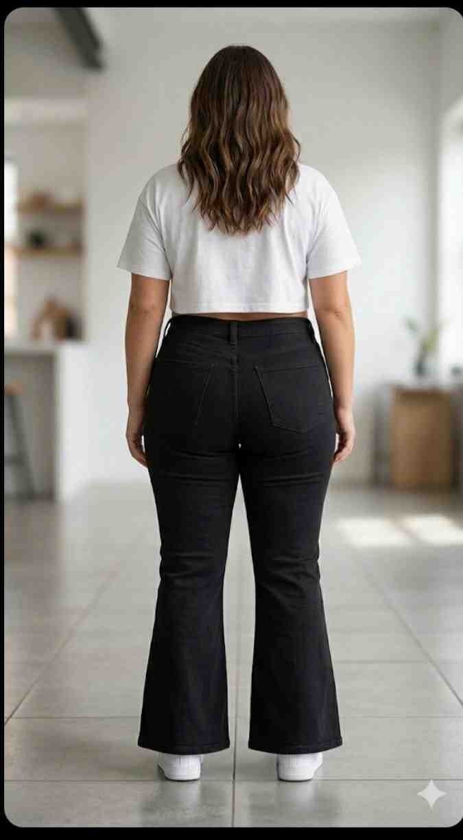 Fidan Fashion Fdn Bayan Trend Ispanyol Kot Pantolon görsel 3