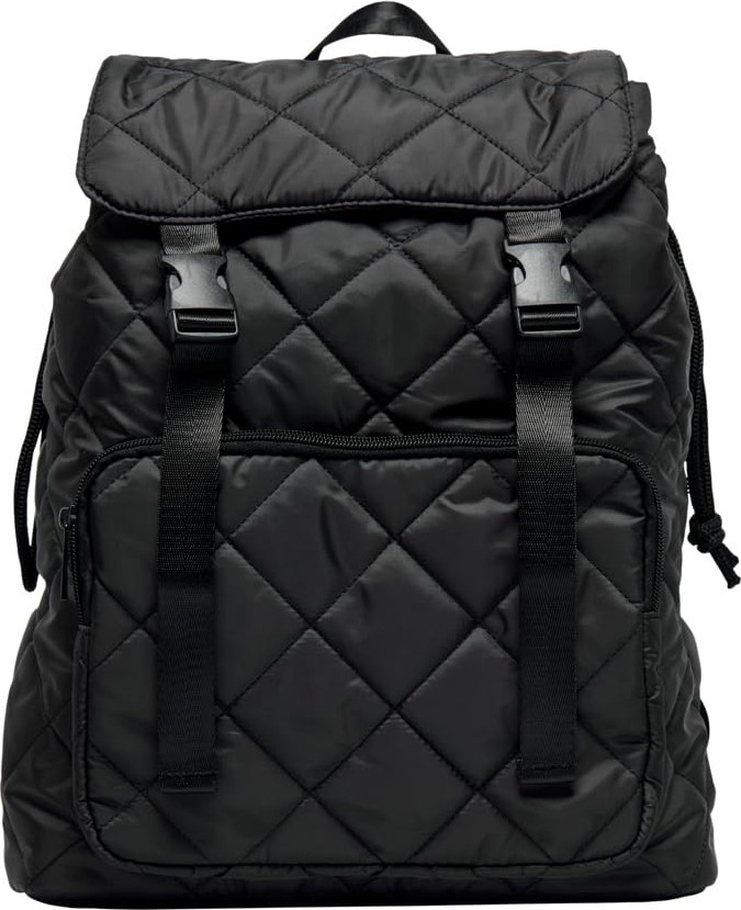 1001 Kadın Onlolıne Quılt Backpack Acc Çanta, Siyah, Tek Beden