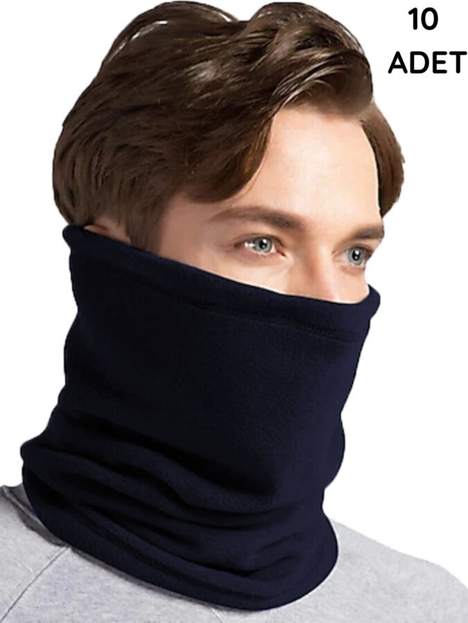 Him Düz Polar Boyunluk 10LU Lacivert