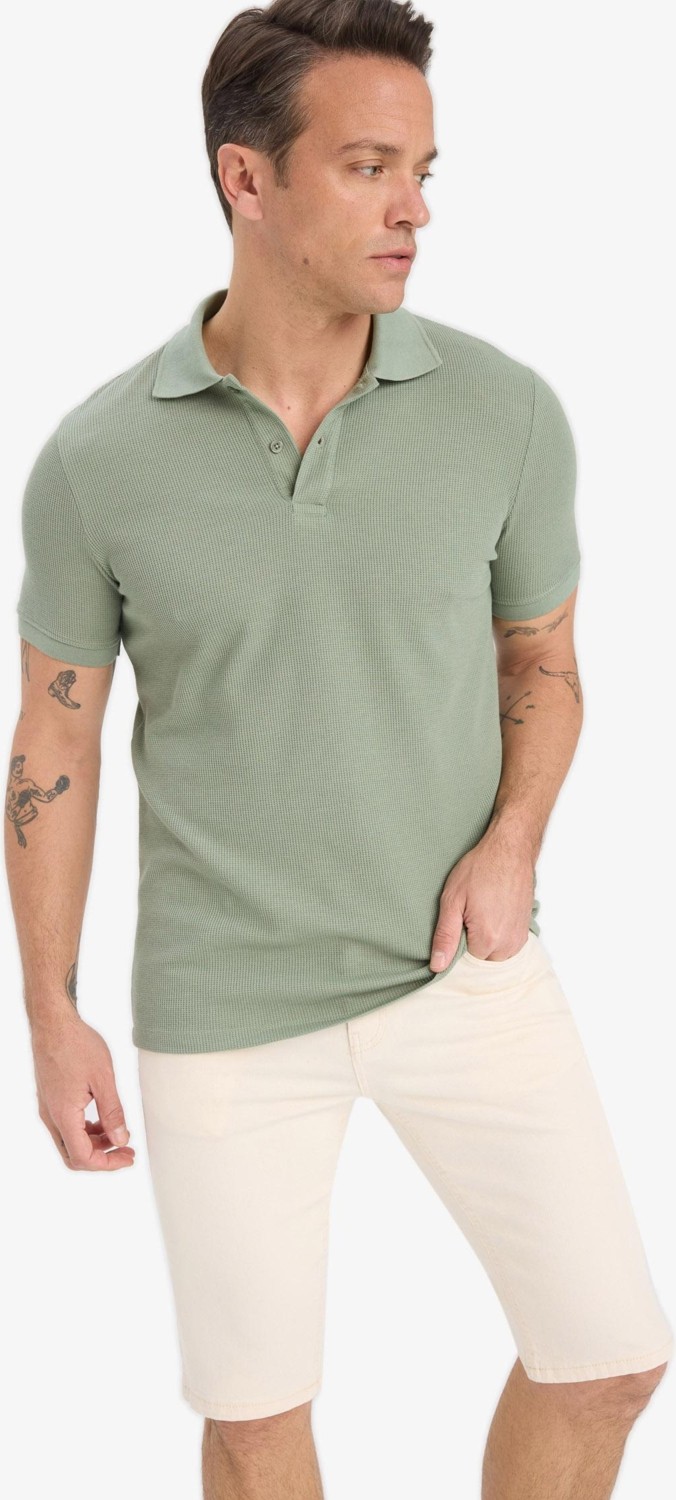 DeFacto Slim Fit Jean Bermuda Şort B0380AX25SM görsel 5