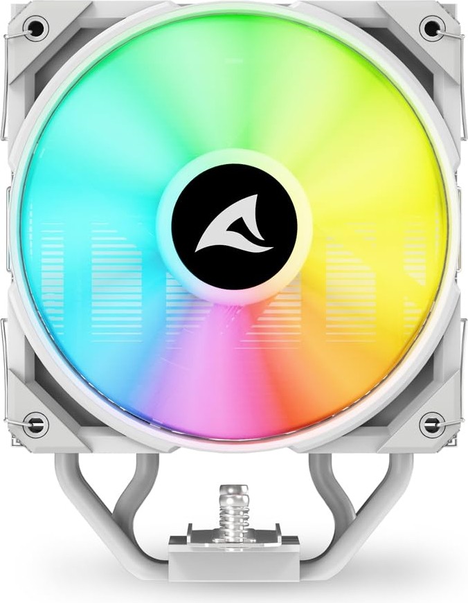 Die Grup Sharkoon Fan Cpu Fan Amd/ıntel Rgb A40 Rgb Whıte görsel 2