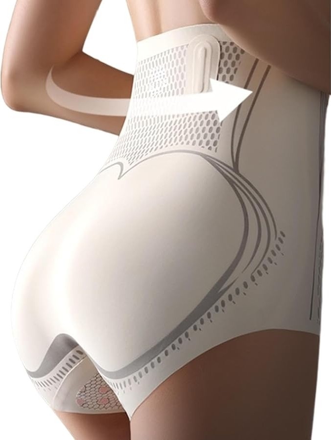 Sauna Suit Kadın Iyonizer Dikişsiz Yüksek Bel Korse Külot, V-Control Toparlayıcı Popo Sıkılaştıran Külot Korse görsel 7