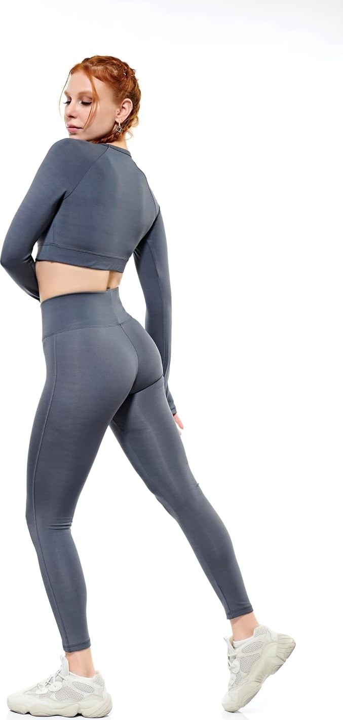 Push And Up Slim-Effect, Yüksek Bel, Esnek, Toparlayıcı Spor Tayt - Push-Up Tayt görsel 2