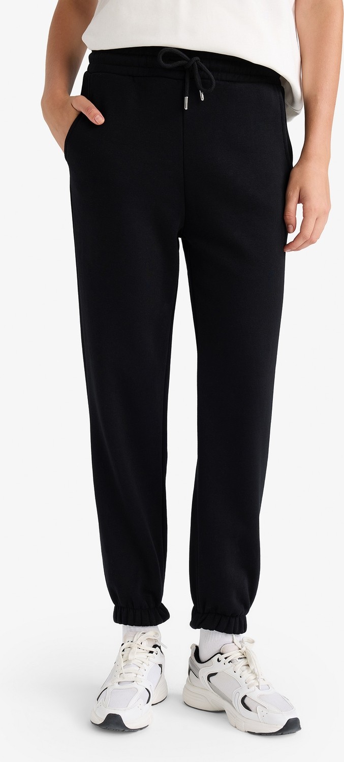 DeFacto Jogger Fit Elastik Bağlamalı Bel Basic Pamuklu Eşofman Altı F9622AX25AU görsel 5