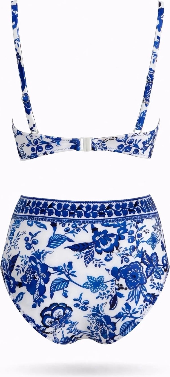Sailor Moda V Yaka Pareolu Bikini Takım görsel 3