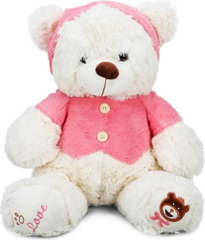 Dorasan Nessiworld Puffy Friends T-Shirtlü Sevimli Peluş Ayı 43 cm görsel 2