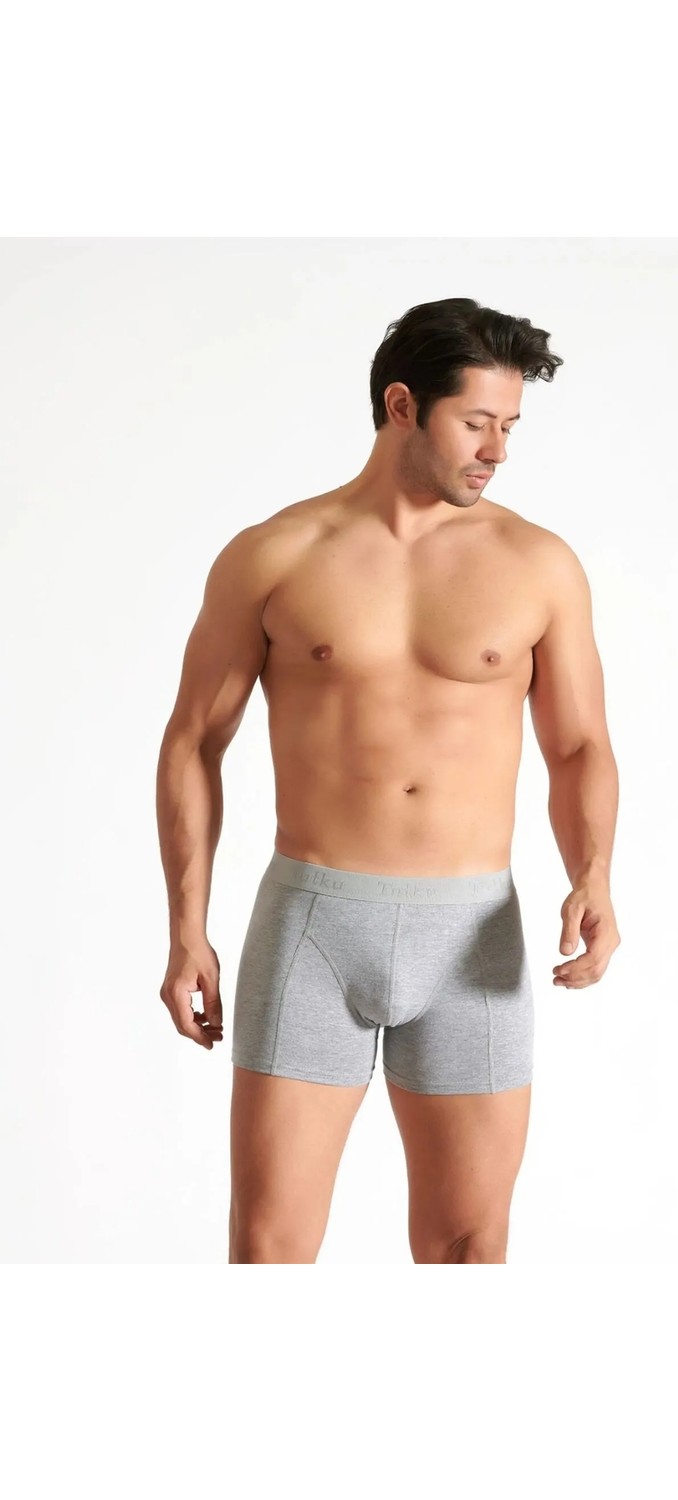 Tutku Erkek Elastan Likralı Boxer 6'lı Paket görsel 5
