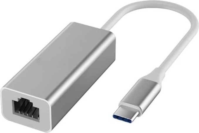 Die Grup Coverzone Gigabit Type-C To Ethernet RJ45 Çevirici Kablolu Internet Dönüştürücü 1000MBPS Macbook Ile Uyumlu Notebook Ile Uyumlu Alüminyum Kasa Tak Çalıştır Usb-C To Lan Adaptörü RJ45 Tip-C ZR117