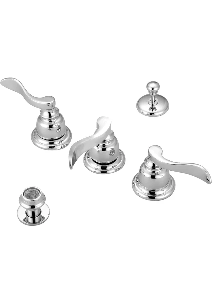 Resim Storemax KB8321NFL Nuwave Fransız Bide Musluğu, Parlak Krom, 8 x 8 x 3 