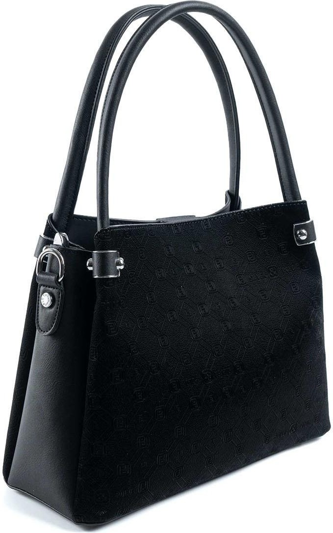 Silver & Polo Silver Polo Siyah - Siyah Fashion Kadın El Çantası SP1254 görsel 4