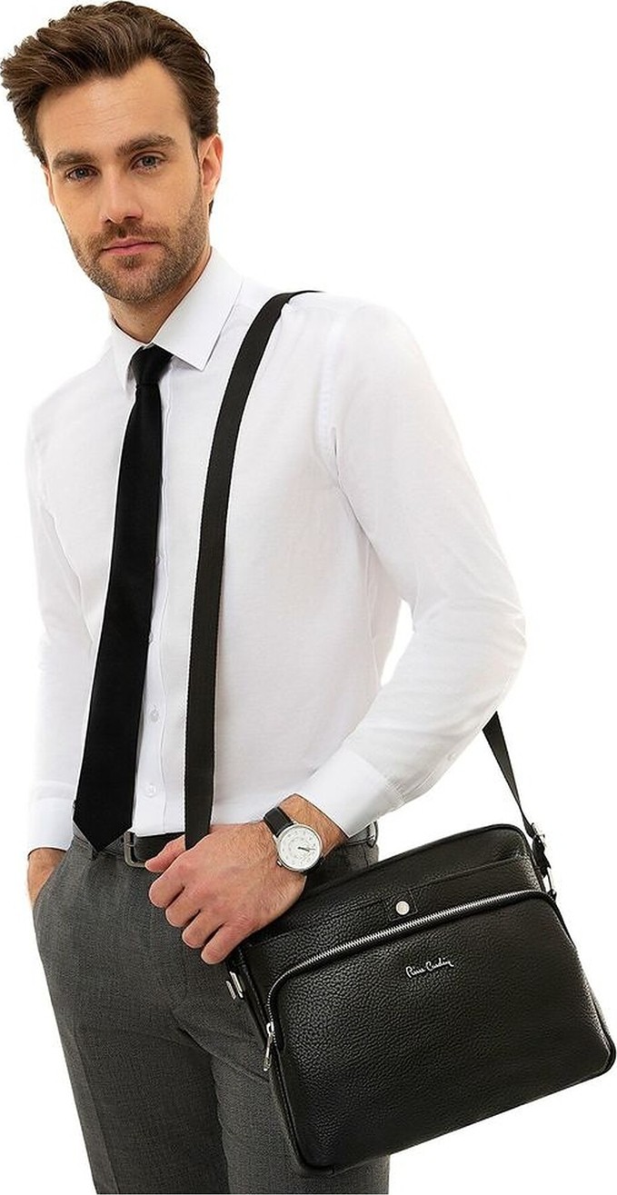 Pierre Cardin Pıerre Cardın 01PC001433-S Siyah Erkek Evrak Çantası görsel 5