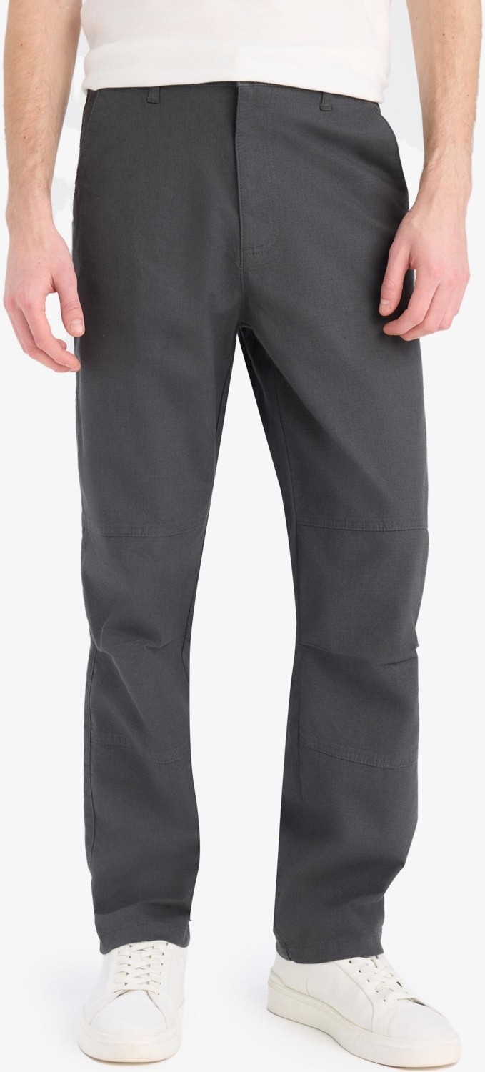 DeFacto Bol Rahat Kesim Wide Leg Üç Cepli Geniş Paça Yazlık Pantolon D8544AX25SP görsel 4