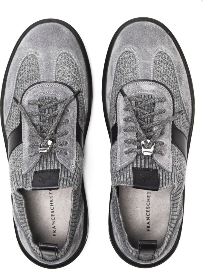 Franceschetti Erkek Oxford ( Klasik) 2259052.3520CI55 Franceschetti Camoscıo Grigio görsel 7