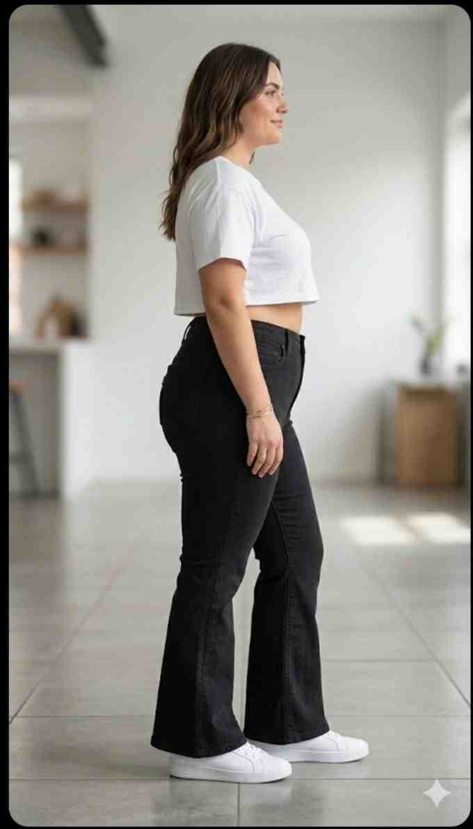 Fidan Fashion Fdn Bayan Trend Ispanyol Kot Pantolon görsel 2