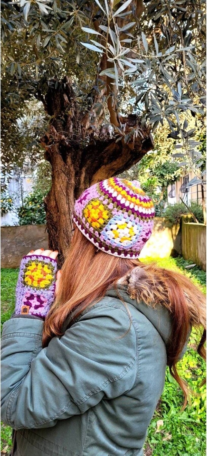 Crochet Bere Eldiven Set, Kadın Bere, Kadın Eldiven ,tığ Işi Bere Eldiven Set