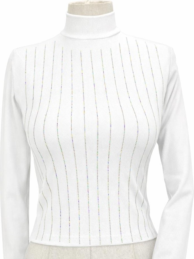 JOOQSTORE Taşlı Balıkçı Yaka Body görsel 7